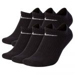 Nike Meias Invisíveis Everyday Cushioned Black / White 46-50