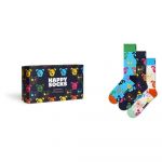 Happy Socks Meias Crew Mixed Dogs Gift Set 3 Pares Navy 41-46
