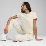 Puma T-Shirt Ess Script Alpine Snow L