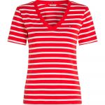 Tommy Hilfiger T-Shirt Com Decote Em V Slim Cody Primary Red / Ecru S
