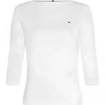 Tommy Hilfiger T-Shirt De Manga 3/4 Slim Cody Nos Ecru XS