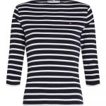 Tommy Hilfiger T-Shirt De Manga 3/4 Slim Cody Nos Breton Desert Sky / Ecru XS