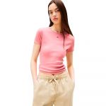 Tommy Jeans T-Shirt Slim Essential Ext Tahiti Berry XS