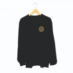 Alva Crewneck Sweatshirt Live Fast L, Preta