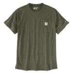 Carhartt T-Shirt Force Pocket Basil Heather M