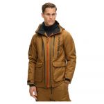 Superdry para Homem Casaco de Esqui Peak Rescue Castanho Xl