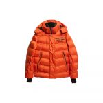 Superdry para Homem Casaco de Esqui Desportivo Acolchoado Cor de Laranja S