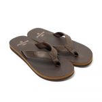 Brasileras Chinelos Leder Brown 43