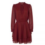 Pepe Jeans Vestido Curto De Manga Comprida Pl953612 Burnt Red XL
