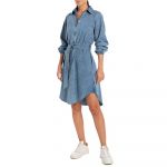 Replay Vestido De Manga Comprida W9087a.000.16043b Medium Blue S