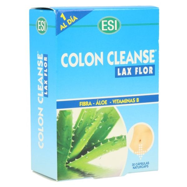 Esi Colon Cleanse Flor Prebióticos Aloe Vera 30 Cápsulas Kuantokusta 0789