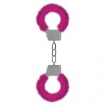 Shots Toys Ouch! Algemas Pleasure Furry Handcuffs Pink