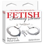Pipedream Fetish Fantasy Algemas Beginner's Metal Cuffs