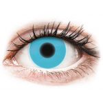 Maxvue Vision Lentes de Contacto Coloridas Anuais sem Correção ColourVUE Crazy Glow Tom Blue 2 lentes