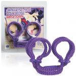 Topco Algemas Tornozelos Japanese Silk Love Rope Purple