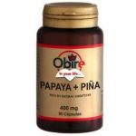 Obire Papaia + Ananás 400mg 90 Cápsulas