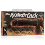 Doc Johnson Dildo The Realistic Cock 8" Black