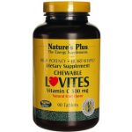 Nature's Plus Lovites Vitamin C 500mg Chewable 90 Comprimidos