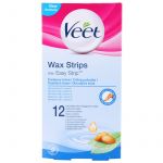 Veet Wax Strips Vitamin E & Almond Oil Sensitive x20