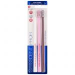 Swissdent Toothbrush Colours Trio White/Grey/Black Soft-Medium 3 unidades