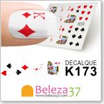 Decalques Jogo de Cartas (K173)