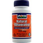 Now Natural Resveratrol 200mg 60 Cápsulas
