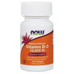 Now Vitamin D-3 10000 U.I. 120 Cápsulas