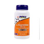 Now L-Carnitine 250mg 60 Cápsulas