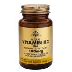 Solgar Vitamin K2 MK-7 100mcg 50 Cápsulas Vegetais
