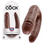 Pipedream Dildo Large Double Trouble King Cock Brown
