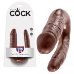 Pipedream Dildo Small Double Trouble King Cock Brown