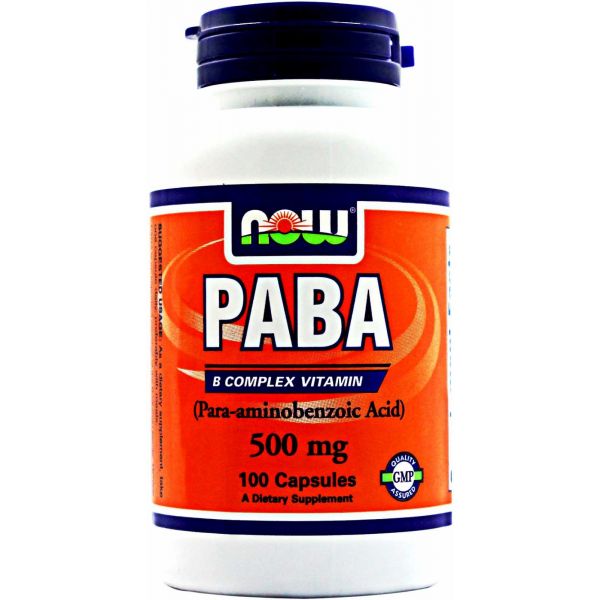 Now Paba 500mg 100 cápsulas | Kuantokusta