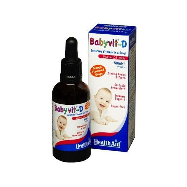 Health Aid Babyvit D Gotas 50ml | KuantoKusta