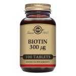 Solgar Biotina 300µg 100 Comprimidos
