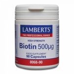 Lamberts Biotina 500 mcg 90 Cápsulas