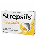 Strepsils Mel e Limão 0,6/1,2mg 24 pastilhas