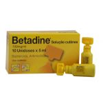 Betadine Solução Cutânea 100mg/ml 10x 5ml
