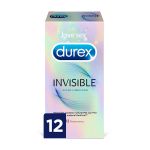 Durex Preservativos Invisible Extra Lubrificante x12