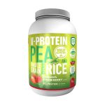 Gold Nutrition V-Protein Whole Grain Pea & Rice 1Kg Morango