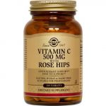 Solgar Vitamin C 500mg com Rosa Mosqueta 100 Comprimidos