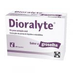 Dioralyte Pó p/Sol. Oral Groselha 20 Unidades