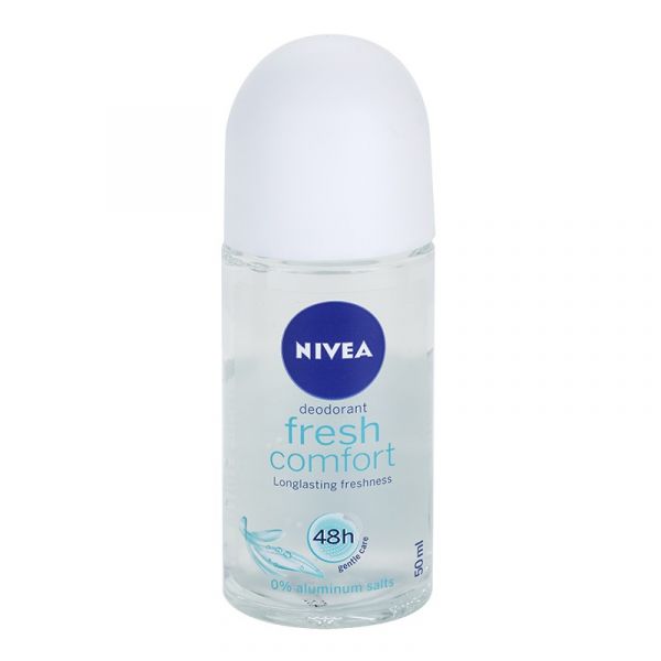 Nivea Fresh Comfort Desodorizante Roll-On sem alumínio 48 h