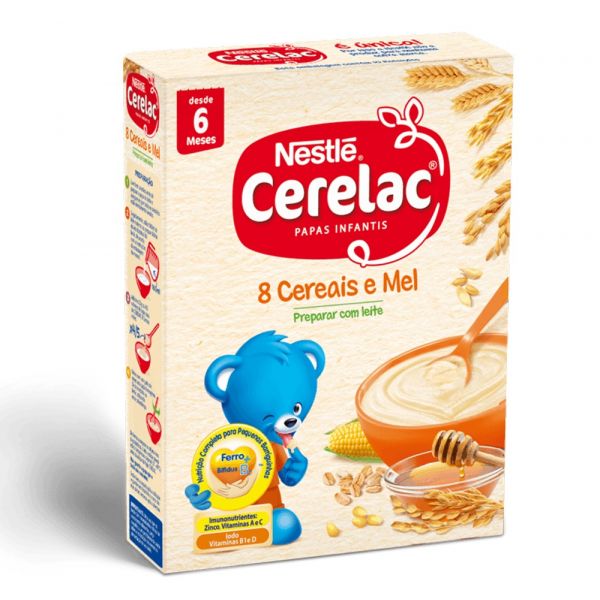 Nestlé Cerelac Farinha 8 Cereais e Mel 6M+ 250g - Compara preços