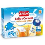 Nestlé Cerelac Leite e Cereais 8 Cereais com Mel 6M+ 2x200ml
