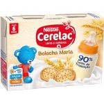 Nestlé Cerelac Leite e Cereais Bolacha Maria 6M+ 2x200ml