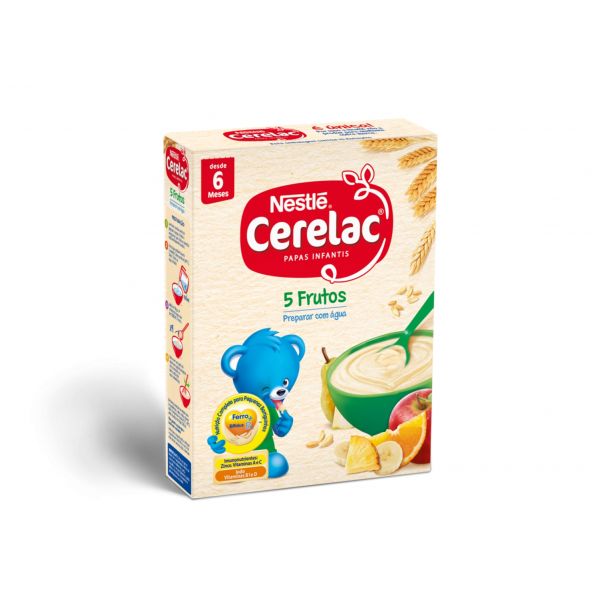 Nestlé Cerelac Farinha Láctea 5 Frutos 6M+ 250g | KuantoKusta