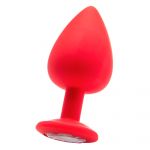 Shots Toys Ouch! Plug Diamond Large Red