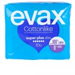 Evax Cottonlike Superplus com Abas 10 Unidades