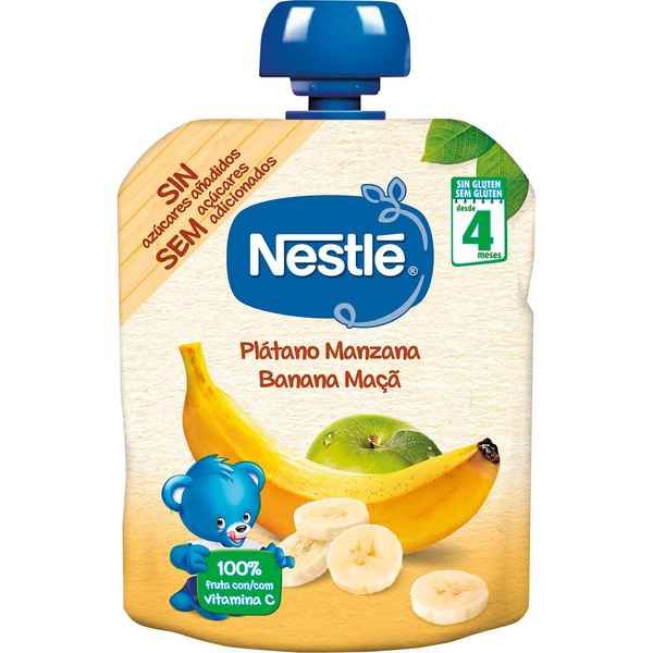 Nestlé NaturNes Puré Fruta Banana e Maçã 6M+ 90g - Compara preços