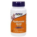 Now Hyaluronic Acid + MSM 450mg/50mg 60 Cápsulas